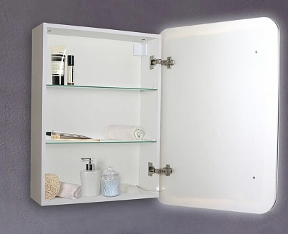 Зеркальный шкаф Creto Zoe 60х80 с LED подсветкой 16-602800Z рис 5