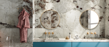 Амазонит, мрамор, оникс: необыкновенные текстуры камня в коллекции плитки Sunhearrt