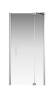 Душевой уголок Creto Tenta стекло прозрачное профиль хром100х70 см, 123-WTW-100-C-CH-8 + 123-SP-700-C-CH-8