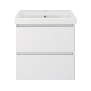 Тумба под раковину Creto Style 60 см белая глянцевая, 16-2060W