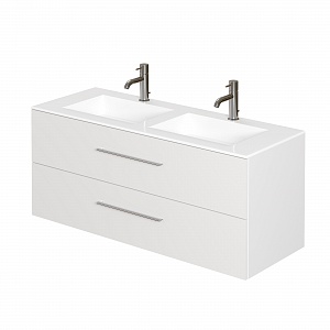 Тумба с раковиной Creto Ares White 120 рис 2