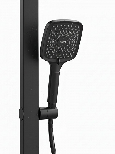 Душевая стойка Creto Фонтан 4 режима, оружейная сталь матовая, CRE-DS-010 рис 5