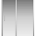 Душевой уголок Creto Nota стекло прозрачное профиль хром 140х80 см, 122-WTW-140-C-CH-6 + 122-SP-800-C-CH-6 (1)
