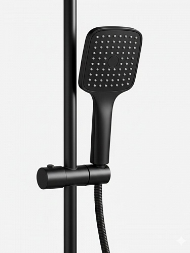 Душевая стойка Creto Исток 1 режим, оружейная сталь матовая, CRE-DS-008 рис 4