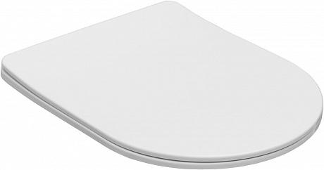 Чаша напольного унитаза безободковая Creto Logan L5 1005-001-L6CW с крышкой-сиденьем микролифт, белая рис 16