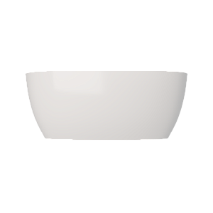 Ванна из литьевого мрамора 160х75 см Creto Arino CRARVN0018 глянцевая белая