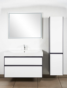 Тумба с раковиной подвесная Creto Amelia 100 рис 5