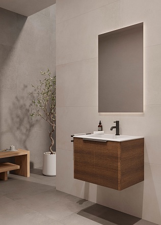 Тумба с раковиной Creto Luna Wood 60 см 17-WD60 рис 4