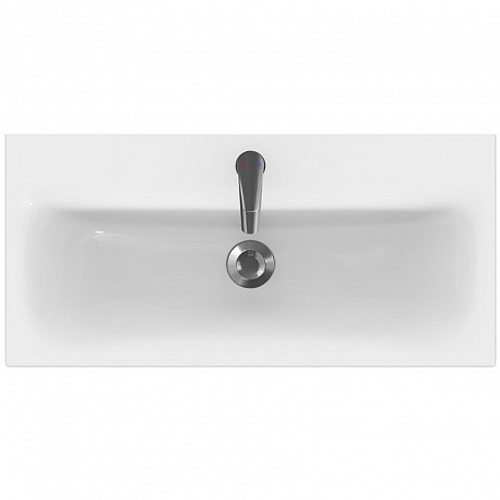 Раковина Cersanit Moduo slim 80 см белая, S-UM-MOD80SL/1 рис 2