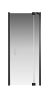 Душевая дверь Creto Tenta стекло прозрачное профиль черный 90х200 см 123-WTW-90-C-B-8 EASY CLEAN