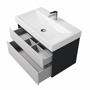 Тумба с раковиной подвесная Creto Amelia 80 рис 3