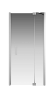 Душевая дверь Creto Tenta стекло прозрачное профиль хром 100х200 см 123-WTW-100-C-CH-8 EASY CLEAN