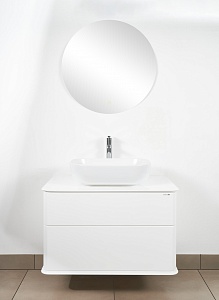 Тумба с раковиной Creto Stella 80 см белый глянец, 16-CRE50/80/ рис 15