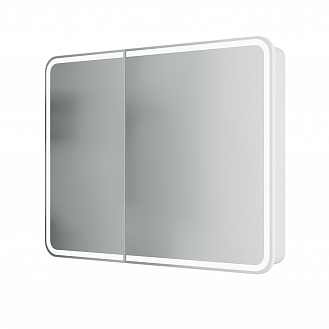 Зеркальный шкаф Creto Eles с LED-подсветкой 1000х800 рис 2