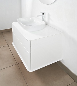 Тумба с раковиной Creto Stella 60 см белый глянец, 16-CRE35/60/ рис 12