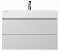 Тумба с раковиной подвесная Creto Scala 80 белая