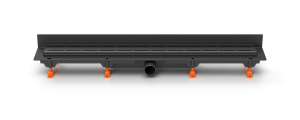 Душевой лоток 65 см Creto Walkway CRE-650 WB-P с решеткой, черный