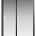 Душевой уголок Creto Nota стекло прозрачное профиль черный 140х90 см, 122-WTW-140-C-B-6 + 122-SP-900-C-B-6 (1)