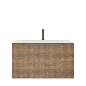 Тумба с раковиной Creto Luna Wood 80 см 17-WD80