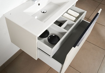 Тумба с раковиной Creto Luna Ivory 60 см, 17-IV60 рис 13