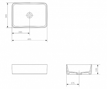 Тумба с раковиной Creto Stella 100 см белый глянец, 16-CRE50/100/ рис 18
