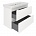 Тумба с раковиной Creto Style 80 см белая глянцевая, 16-2080W (4)