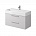 Тумба с раковиной подвесная Creto Tivoli 100 белая (2)