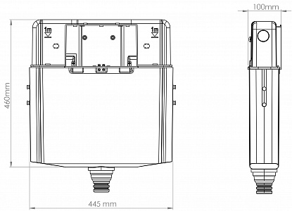 Комплект подвесной безободковый унитаз Creto Logan L2 1002-001-L2W с сиденьем микролифт + система инсталляции Creto Premium 2.0 INST-CR-2.0 рис 33