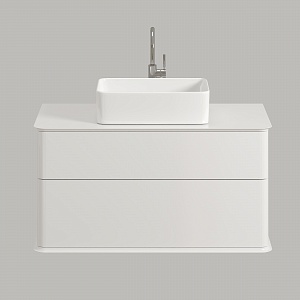 Тумба с раковиной Creto Stella 100 см белый глянец, 16-CRE50/100/ рис 3
