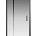Душевая дверь Creto Astra 121-WTW-100-C-B-6 стекло прозрачное профиль черный, 100х195 см (1)