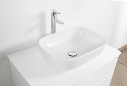 Тумба с раковиной Creto Stella 60 см белый глянец, 16-CRE35/60/ рис 14