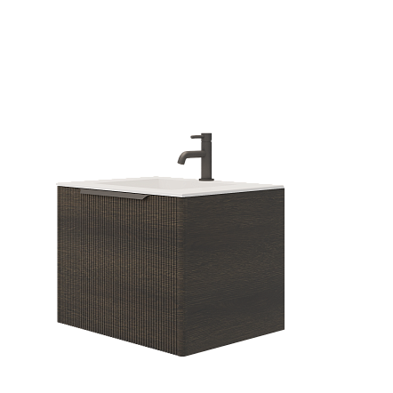 Тумба с раковиной Creto Luna Venge 60 см 17-VG60 рис 2