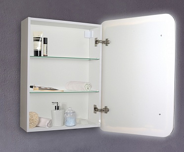 Зеркальный шкаф Creto Attento 60x84см с LED-подсветкой рис 2