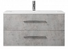 Тумба с раковиной подвесная Creto Ares 100 серая