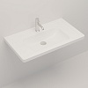 Раковина Creto Taormina 85х49 искусственный камень Solid Surface белая матовая без перелива 1088-001