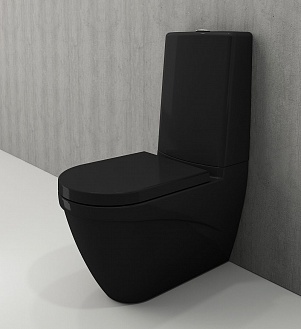 Крышка-сиденье для унитаза Bocchi Taormina/Jet Flush A0300-005 черное рис 3