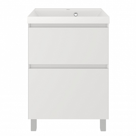 Тумба под раковину Creto Astoria 60 см белая глянцевая, 15-2060W