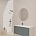 Тумба с раковиной Creto Cava 110 левая Blue Solid с подсветкой, 20-110B (5)