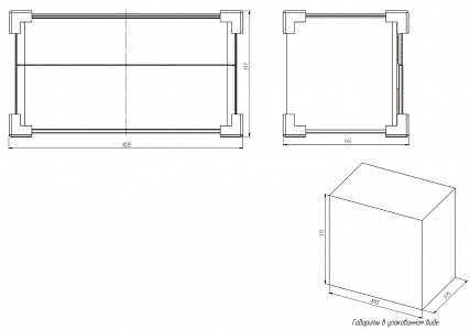 Тумба с раковиной Creto Stella 100 см белый глянец, 16-CRE50/100/ рис 17