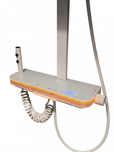 Душевая стойка Creto Бриз 4 режима, слоновая кость матовая, CRE-DS-001 рис 2