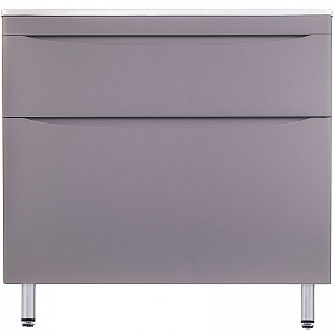 Тумба с раковиной Creto Oro 90 см 24-ST90-GR серый люкс