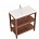 Раковина Creto Taormina 85х49 искусственный камень Solid Surface белая матовая без перелива 1088-001 (2)
