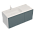 Тумба с раковиной Creto Cava 110 левая Blue Solid с подсветкой, 20-110B (2)