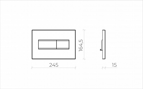 Инсталляция для подвесного унитаза Creto Premium 2.0 INST-CR-2.0 с кнопкой смыва, хром глянцевый рис 18