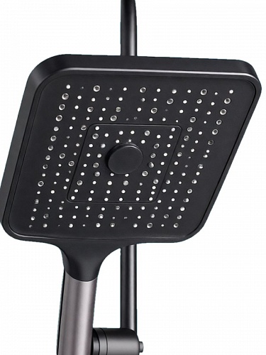 Душевая стойка Creto Океан 4 режима, оружейная сталь матовая, CRE-DS-002 рис 4
