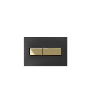 Кнопка смыва для инсталляции Creto Snap 2.0 KL-CR-752-4 черный матовый / золото глянцевый