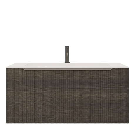 Тумба с раковиной Creto Luna Venge 100 см 17-VG100