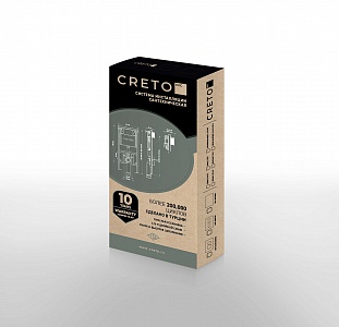 Инсталляция для подвесного унитаза Creto Premium 2.0 INST-CR-2.0 с кнопкой смыва, матовый черный с золотом рис 8