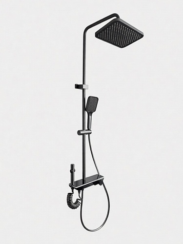 Душевая стойка Creto Исток 1 режим, оружейная сталь матовая, CRE-DS-008 рис 2