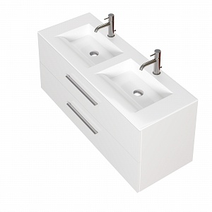 Тумба с раковиной Creto Ares White 120 рис 3